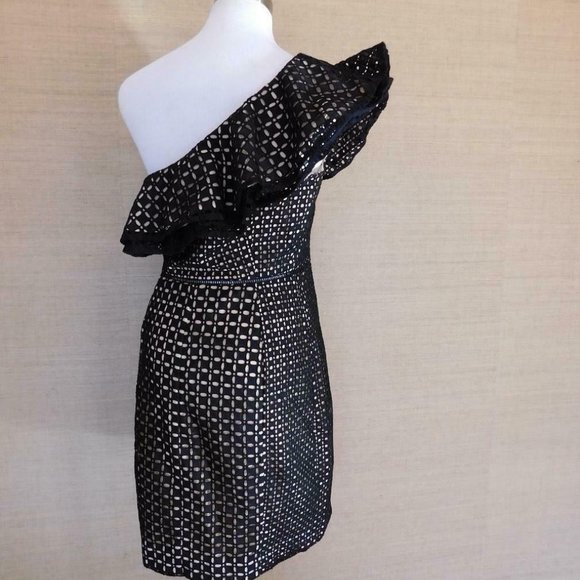 J.CREW $168 One-Shoulder Ruffle Dress G6629 - Picture 3 of 4